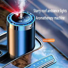 Load image into Gallery viewer, Smart Car Air Freshener 5-speed Charging Intelligent Car Automatic Fragrance Machine With Starry Sky Ceiling Ambient Light