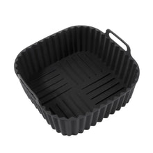 Load image into Gallery viewer, Air Fryer Silicone Liners Square Reusable Non Stick Basket Mat for 4-7QT Air Fryer Oven Microwave Baking Airfryer Accessories