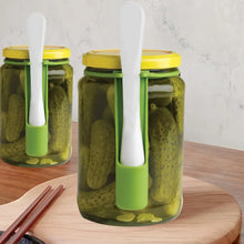 Load image into Gallery viewer, Pickle Jar Fork Pickle Picker Olive Pepper Food Grabber Unique Kitchen Gadgets Pickle Fork with Long Handle for Kitchen Gadgets