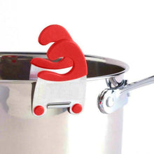 Load image into Gallery viewer, 1Pcs Stainless Steel Pot Side Clips Anti-scalding Spoon Holder Kitchen Gadgets Rubber Kitchen Gadgets