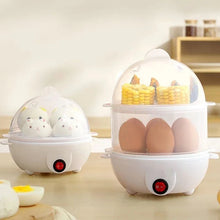 Load image into Gallery viewer, Electric egg cooker with lid open