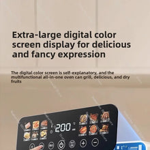 Load image into Gallery viewer, 3 In 1 Air Fryer Oven Microwave Multifunction Cooker Baking Roasting Frying Electric Kitchen Appliance Large Capacity Smart