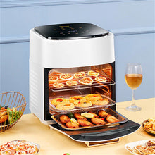 Charger l'image dans la galerie, Air Fryer Household Large Capacity 15L Visual Oil-free Smart Oven Fries Machine 220V 110V US EU 1500W Chicken Frying