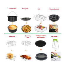 Load image into Gallery viewer, B59B-8 Inch Air Fryer Accessories For Gowise Phillips Cozyna And Secura Fit All Airfryer 4.5-5.2L Baking Pan