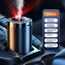 Load image into Gallery viewer, Smart Car Air Freshener 5-speed Charging Intelligent Car Automatic Fragrance Machine With Starry Sky Ceiling Ambient Light
