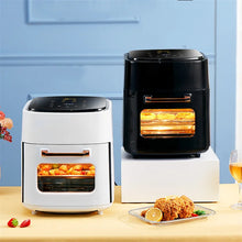 Charger l'image dans la galerie, Air Fryer Household Large Capacity 15L Visual Oil-free Smart Oven Fries Machine 220V 110V US EU 1500W Chicken Frying