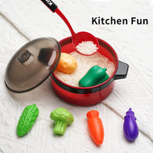 Load image into Gallery viewer, Children's Educational Play Kitchen Set – Pretend Play Cookware with Simulated Induction Cooker, Cooking & Cutting Toys for Boys
