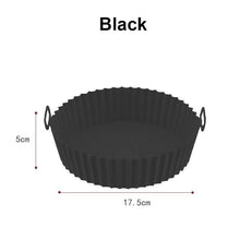 Load image into Gallery viewer, Air Fryer Silicone Liners Air Fryer Silicone Pot Reusable Silicone Air Fryer Liners Food Safe Non Stick Air Fryer Basket Accesso
