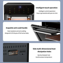 Load image into Gallery viewer, 10L Large Capacity Electric Air Fryers Oil-free Automatic Household Kitchen 360°Baking Convection Oven Deep Fryer without Oil