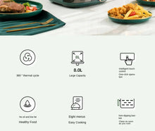 Charger l'image dans la galerie, 220V AUX Air Fryer and Oven Combo: Multifunctional, Fully Automatic, No Oil Technology, Easy-to-clean FC