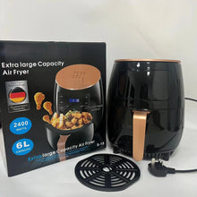 Load image into Gallery viewer, 6L Large Capacity Air Fryer 2200W Multifunctional Touch Screen Fully Automatic Electric French Fries Maker for Household