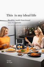 Load image into Gallery viewer, Smart Air Fryer Electric visual window 7L Oil-free Air Fryer Automatic Household Kitchen 360°Baking Convection Oven Air Fryers