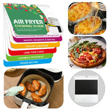 Load image into Gallery viewer, Air Fryer Magnetic Cheat Sheet Air Fryer Recipes Quick and Easy Temperature and Cooking Time Guide for Beginners