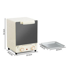 Load image into Gallery viewer, 12L air fryer oven with mechanical dial control