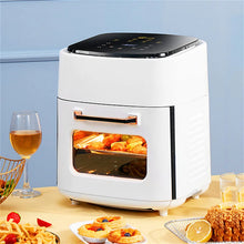 Charger l'image dans la galerie, Air Fryer Household Large Capacity 15L Visual Oil-free Smart Oven Fries Machine 220V 110V US EU 1500W Chicken Frying