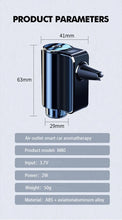 Load image into Gallery viewer, Smart Car Air Aromatherapy Diffuser Fragrance Car Air Fresheners With Three Adjustable Humidifier Essential Oil Diffuser