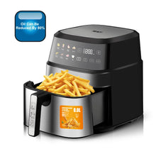 Load image into Gallery viewer, Multifunctional Electric Air Fryer 6.5L Cooker Fryer Without Oil Touch Screen Smart Digital 360 Degree Hot Air Circulation