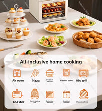 Load image into Gallery viewer, 3 In 1 Air Fryer Oven Microwave Multifunction Cooker Baking Roasting Frying Electric Kitchen Appliance Large Capacity Smart
