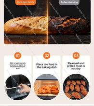 Load image into Gallery viewer, 3 In 1 Air Fryer Oven Microwave Multifunction Cooker Baking Roasting Frying Electric Kitchen Appliance Large Capacity Smart
