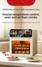 Load image into Gallery viewer, 3 In 1 Air Fryer Oven Microwave Multifunction Cooker Baking Roasting Frying Electric Kitchen Appliance Large Capacity Smart
