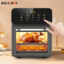 Load image into Gallery viewer, 10L Large Capacity Electric Air Fryers Oil-free Automatic Household Kitchen 360°Baking Convection Oven Deep Fryer without Oil
