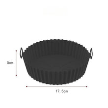 Load image into Gallery viewer, Air Fryer Silicone Liners Air Fryer Silicone Pot Reusable Silicone Air Fryer Liners Food Safe Non Stick Air Fryer Basket Accesso
