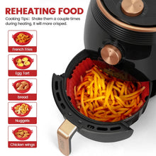 Load image into Gallery viewer, 6PC Air Fryer Mats - 450°F Silicone Non-Stick Dual Texture Dishwasher Safe Crispy/Steam Cooking
