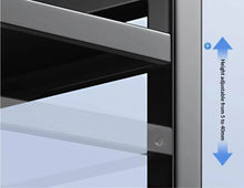 Load image into Gallery viewer, Countertop Kitchen Microwave Storage Rack, Telescopic Desktop Shelf for Rice Cookers and Ovens, A Household Storage Organizer
