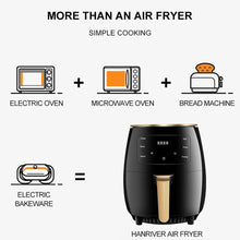 Load image into Gallery viewer, 6L Air fryer Multi-functional intelligent touch screen oven Large capacity Electro mechanical deep fryer for home airfryer
