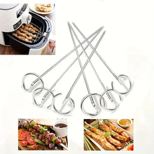 Load image into Gallery viewer, 10pcs Air Fryer Oven, Vertical Grill, Skewer Grill, Universal Accessories, Food Grade 304 Stainless Steel Special Baking Needle
