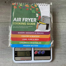 Load image into Gallery viewer, Air Fryer Magnetic Cheat Sheet Air Fryer Recipes Quick and Easy Temperature and Cooking Time Guide for Beginners
