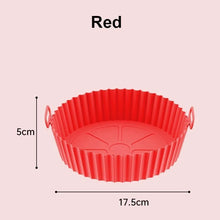 Load image into Gallery viewer, Air Fryer Silicone Liners Air Fryer Silicone Pot Reusable Silicone Air Fryer Liners Food Safe Non Stick Air Fryer Basket Accesso
