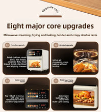 Load image into Gallery viewer, Air Frying Oven Steaming and Baking Integrated Electric Oven Household Multi-functional Visual Model Fumes-free Baking Fryer

