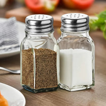 Charger l'image dans la galerie, Salt and Pepper Shakers Set Clear Glass, Kitchen Gadgets Cooking Table
