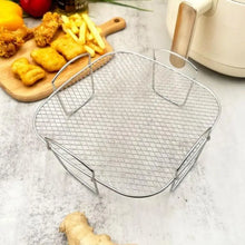 Load image into Gallery viewer, Air Fryer Grille Suitable For Air Fryers Oven Grill Stainless Steel Stackable Grill Kitchen Utensils Cook Multiple Foods
