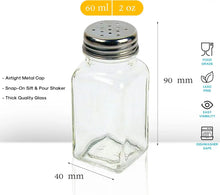 Charger l'image dans la galerie, Salt and Pepper Shakers Set Clear Glass, Kitchen Gadgets Cooking Table
