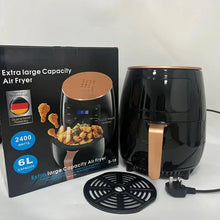 Load image into Gallery viewer, 6L Large Capacity Air Fryer 2200W Multifunctional Touch Screen Fully Automatic Electric French Fries Maker for Household
