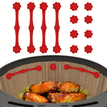 Load image into Gallery viewer, 2sets Silicone Magnets for Air Fryers - Small Flower Design,Suitable for All Air Fryers with Red Handles,Space-Saving Safety Fix
