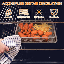 Load image into Gallery viewer, Air Fryer Basket for Oven,Stainless Steel Crisper Tray and Pan, Deluxe Air Fry in Your Oven, 2-Piece Set, for the Grill
