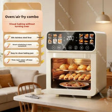 Load image into Gallery viewer, 3 In 1 Air Fryer Oven Microwave Multifunction Cooker Baking Roasting Frying Electric Kitchen Appliance Large Capacity Smart
