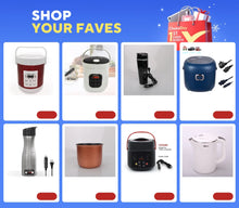 Load image into Gallery viewer, 12V 200W 2.5L Electric Air Fryer For Camping Travel oil free cooking in Truck
