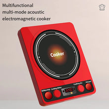 Load image into Gallery viewer, Children's Educational Play Kitchen Set – Pretend Play Cookware with Simulated Induction Cooker, Cooking &amp; Cutting Toys for Boys
