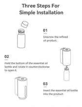 Load image into Gallery viewer, Smart Car Air Aromatherapy Diffuser Fragrance Car Air Fresheners With Three Adjustable Humidifier Essential Oil Diffuser
