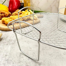 Load image into Gallery viewer, Air Fryer Grille Suitable For Air Fryers Oven Grill Stainless Steel Stackable Grill Kitchen Utensils Cook Multiple Foods
