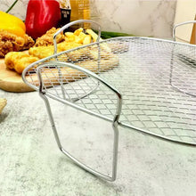 Load image into Gallery viewer, Air Fryer Grille Suitable For Air Fryers Oven Grill Stainless Steel Stackable Grill Kitchen Utensils Cook Multiple Foods
