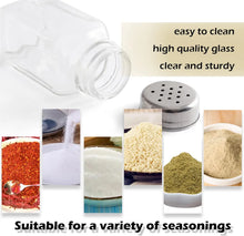 Charger l'image dans la galerie, Salt and Pepper Shakers Set Clear Glass, Kitchen Gadgets Cooking Table
