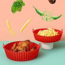 Load image into Gallery viewer, Air Fryer Silicone Liners Air Fryer Silicone Pot Reusable Silicone Air Fryer Liners Food Safe Non Stick Air Fryer Basket Accesso
