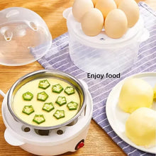 Load image into Gallery viewer, New Multifunctional Electric Egg Cooker Automatic Egg Boiler 7 Eggs Mini Egg Streamer Kitchen Breakfast Machine Mini Egg Boiler
