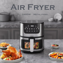 Load image into Gallery viewer, Smart Air Fryer Electric visual window 7L Oil-free Air Fryer Automatic Household Kitchen 360°Baking Convection Oven Air Fryers
