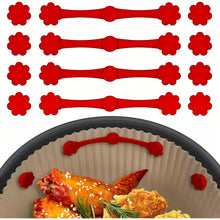 Load image into Gallery viewer, 2sets Silicone Magnets for Air Fryers - Small Flower Design,Suitable for All Air Fryers with Red Handles,Space-Saving Safety Fix
